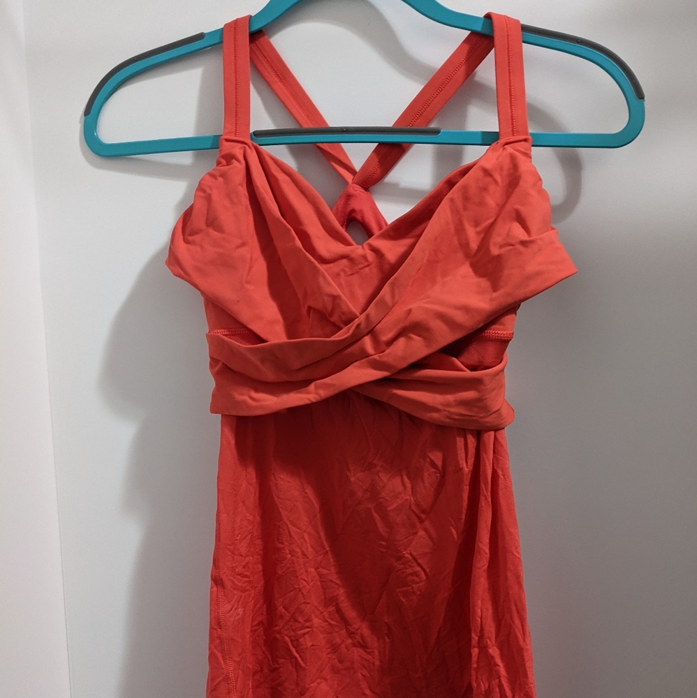 Hot pink/red Lululemon tank top